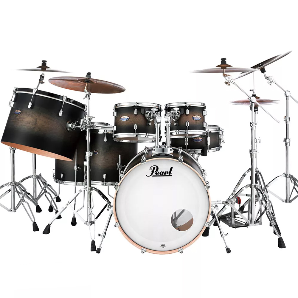 Pearl Decades DMP925SP/C 爵士鼓組 (不含架)  緞面微光黑【敦煌樂器】, , large