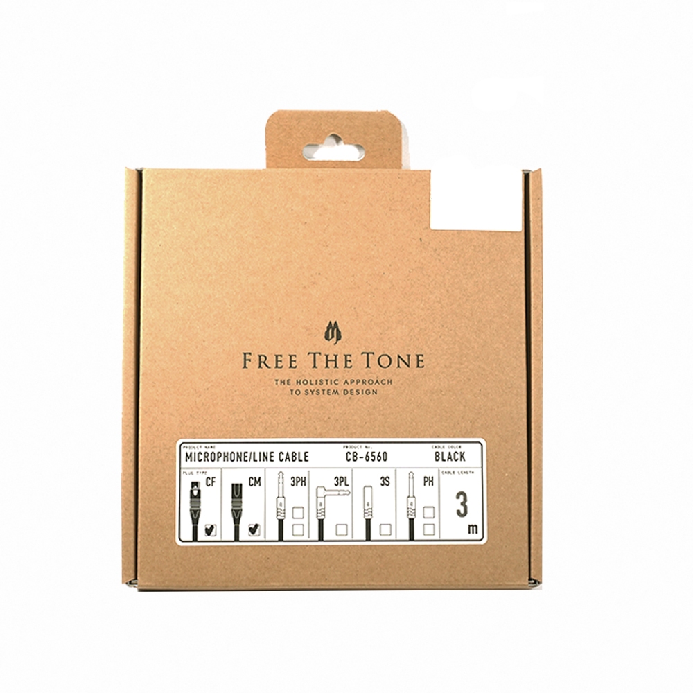 FREE THE TONE CB-6560 3M / 5M 高級麥克風線 日本製【敦煌樂器】, , large