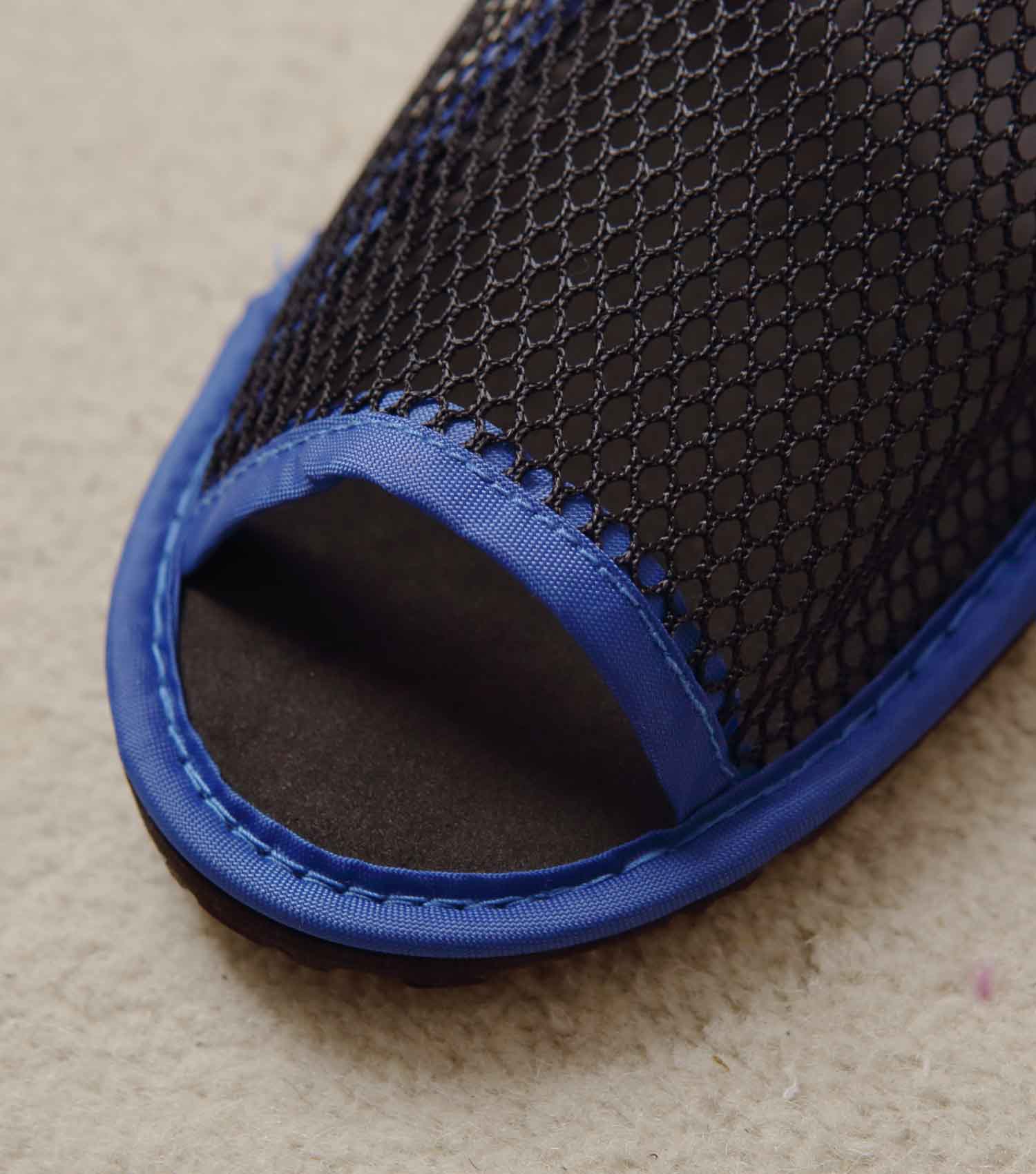 Waterproof Mesh Fabric Slippers, , large