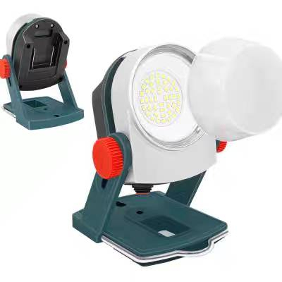 WIN五金 MKpower 18V探照燈 通用牧田18V電池 露營用 照明燈 鋰電探照燈 充電探照燈 充電式照明燈, , large