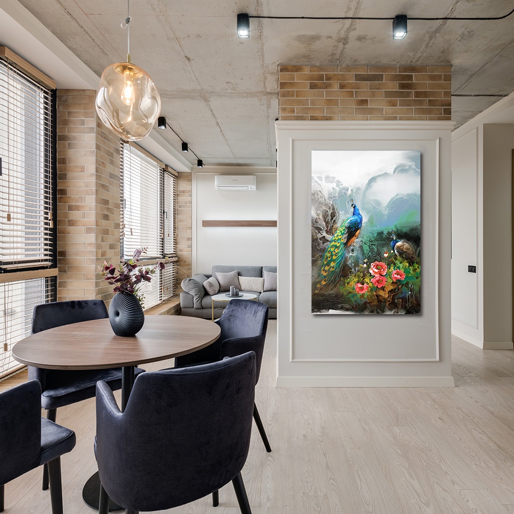 【御畫房】風華絕代 國家一級畫師手繪油畫60×90cm(VF-196), , large