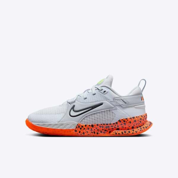 [Kixpress] Nike Crosscourt Electric GS 大童 籃球鞋 運動鞋 室內 灰橘 [FV3474-001]