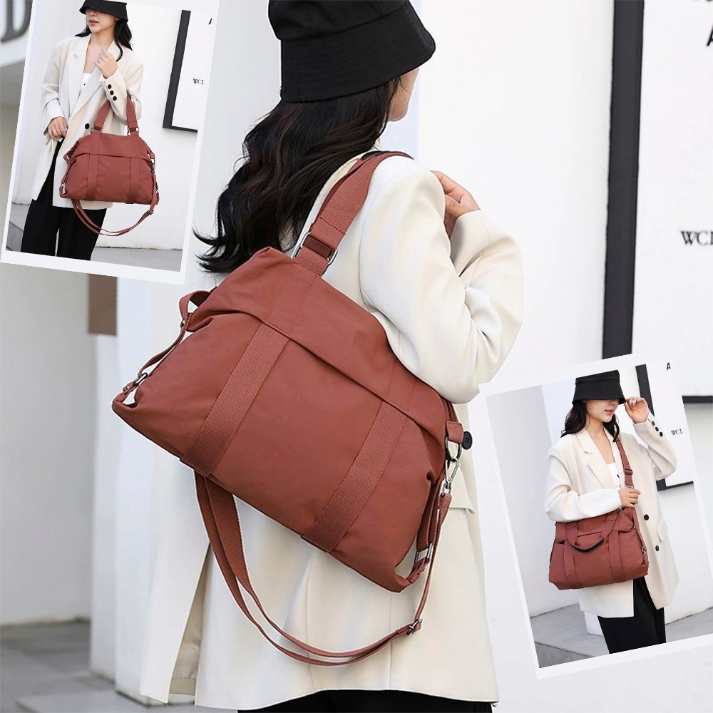 SPRING-學院風通勤大款托特包 大學生上課通勤14吋筆電大款肩背包 旅行肩背包-多色, , large