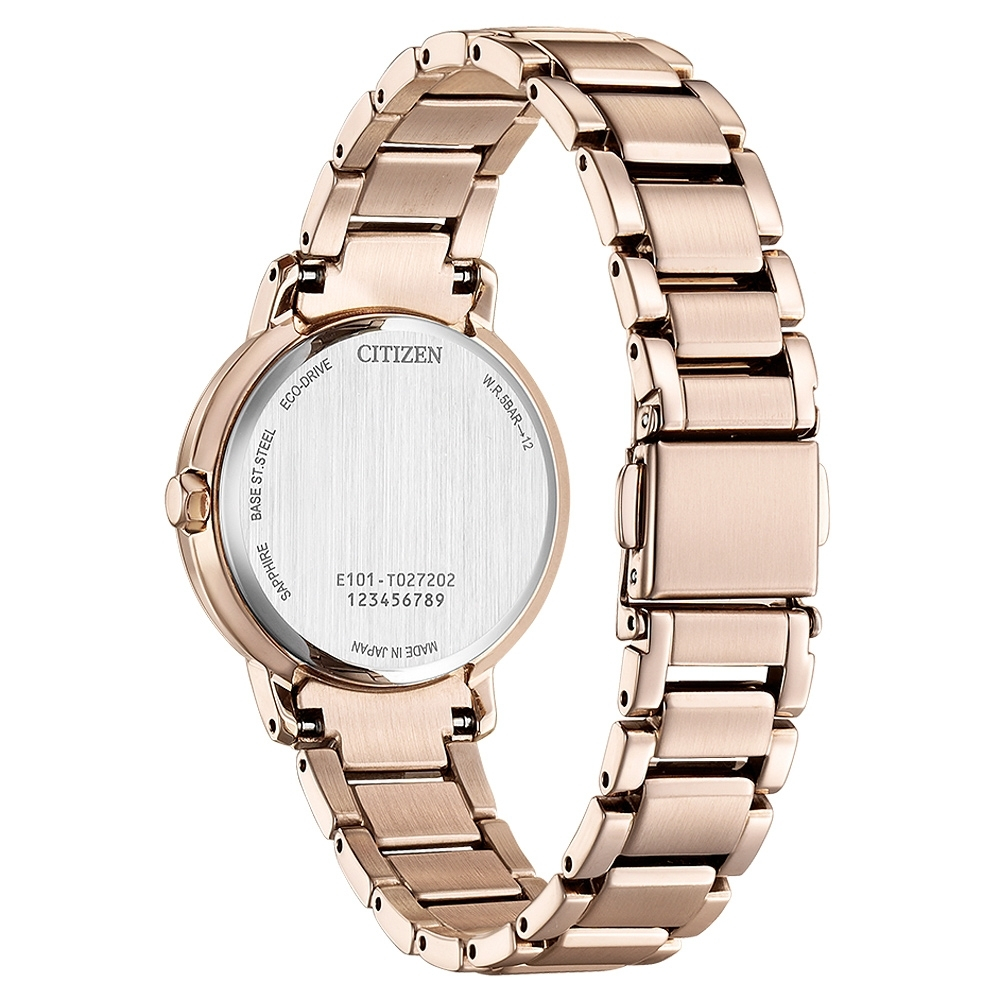 CITIZEN 星辰 XC 亞洲限定 光動能大三針女錶 EW2426-62A, , large