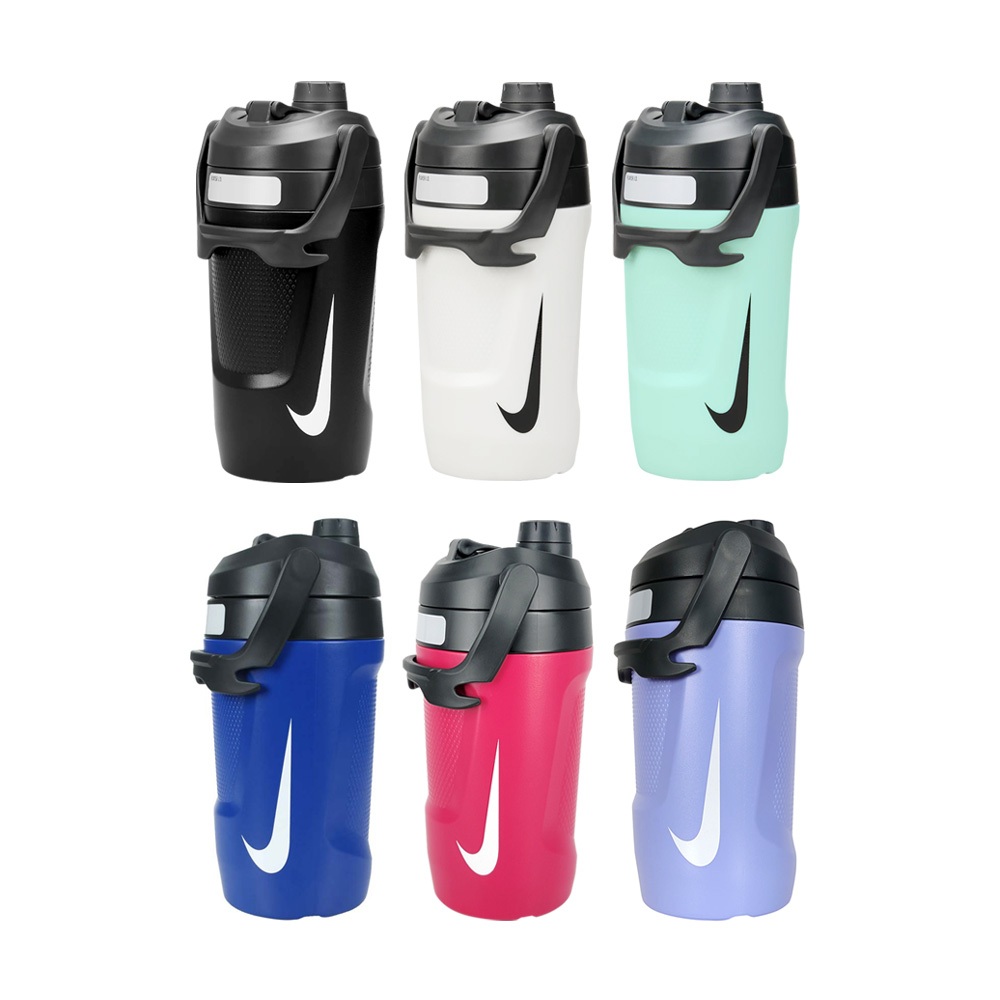 NIKE FUEL JUG大口徑霸水壺 64OZ/1890ml 40OZ/1180ml 輕量 保冷 可機洗 黑白綠藍桃紫