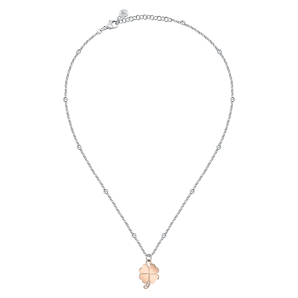 【快速出貨】MORELLATO TALISMANI系列 不鏽鋼 四葉草項鍊 SAUY05, , large