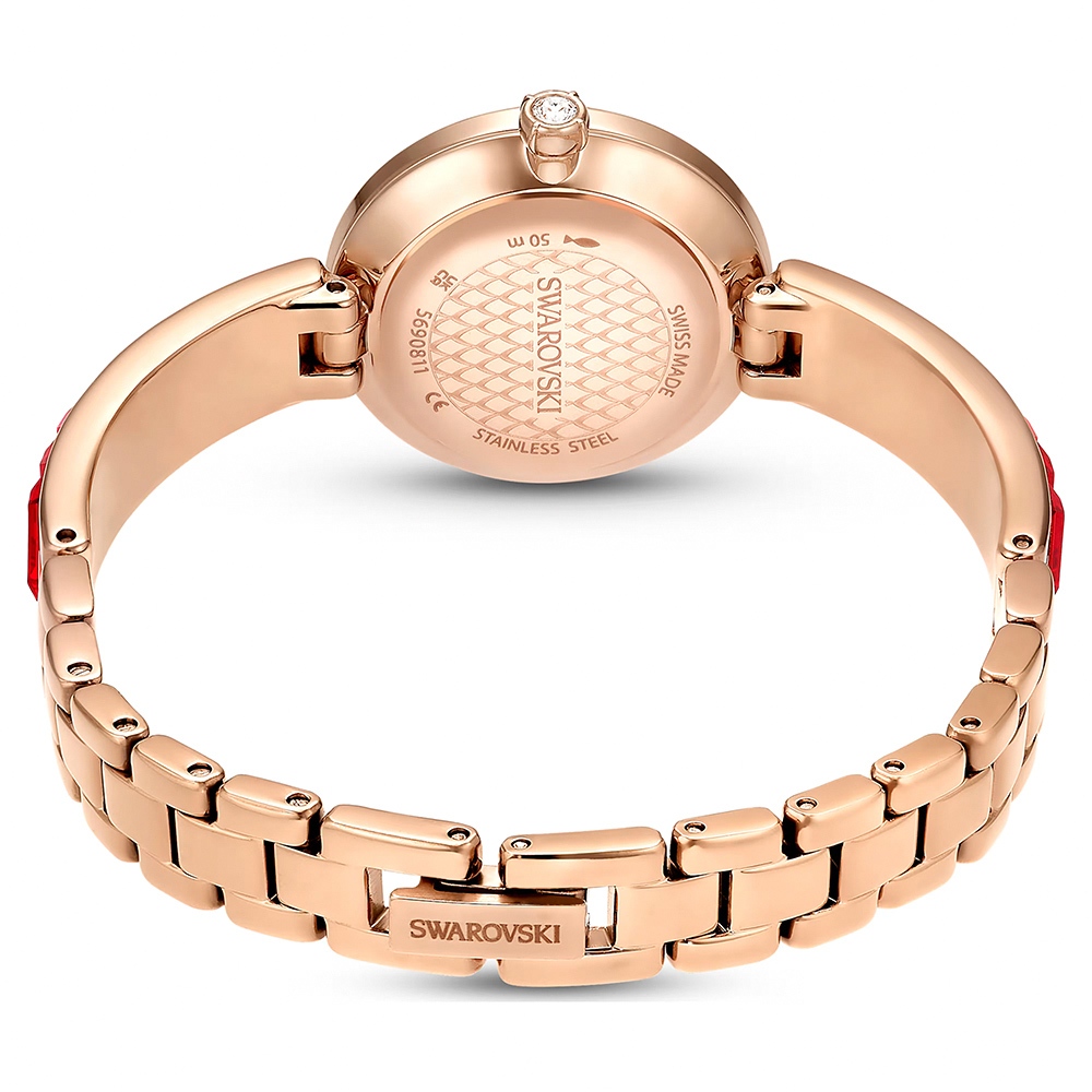 SWAROVSKI 施華洛世奇 Matrix Bangle 方形切割水晶手鐲式手錶 女錶-25mm 送禮 5690811, , large