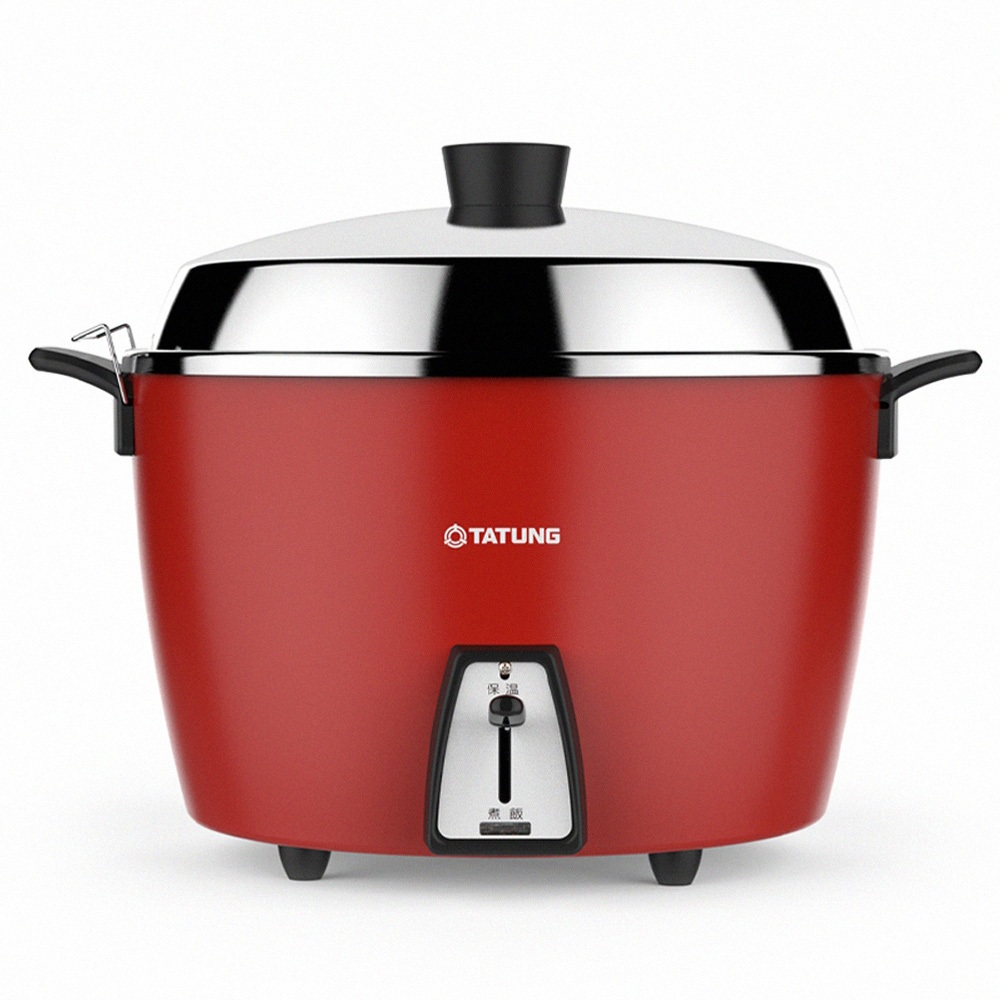 TATUNG 15-Cup Stainless Steel Accessories Rice Cooker Rich Red TAC-15L-NCRE, , large