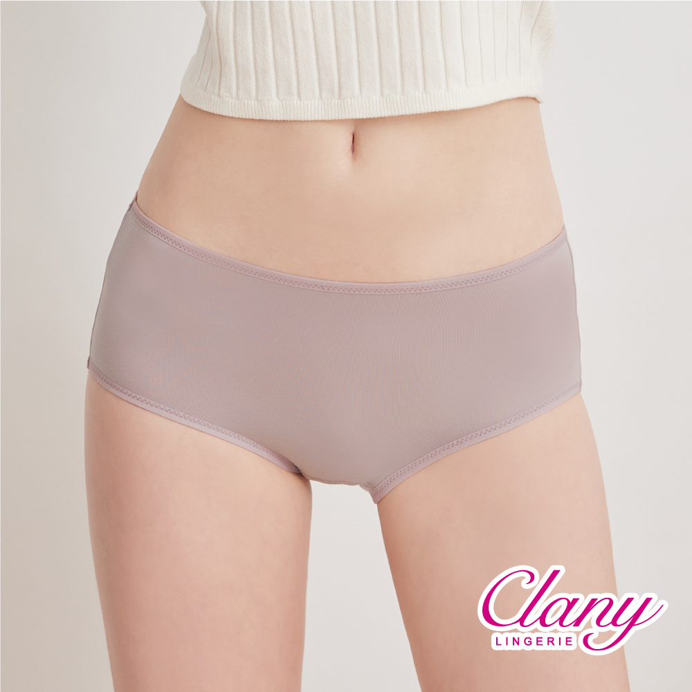 【Clany可蘭霓】 抗菌親膚天絲棉Protimo中腰高彈內褲 M-XL 燕麥膚 2230-15, , large