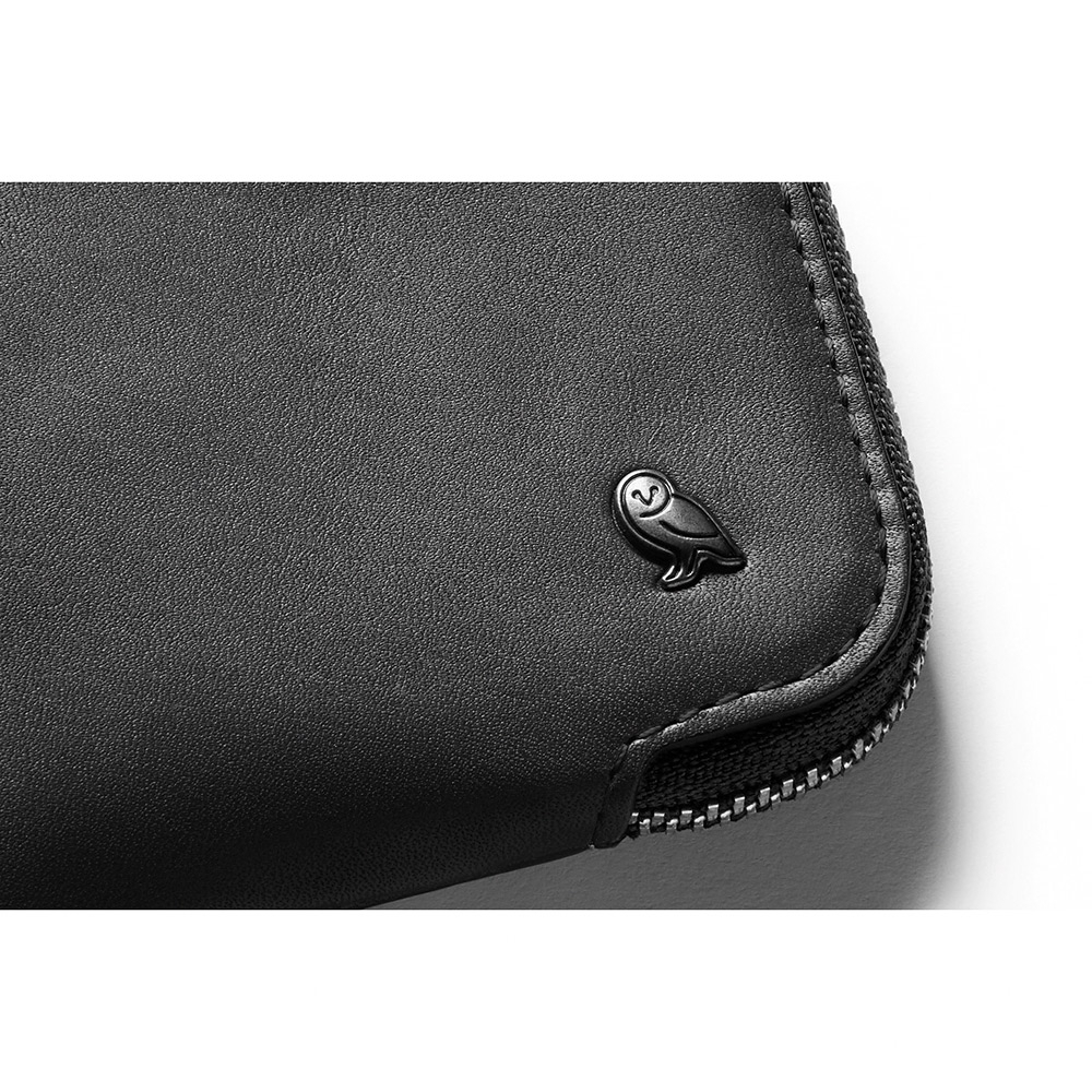 |快速出貨|Bellroy 小錢包 卡片收納包 拉鍊包 零錢包 優質環保皮革-外灰/內鈷藍, , large