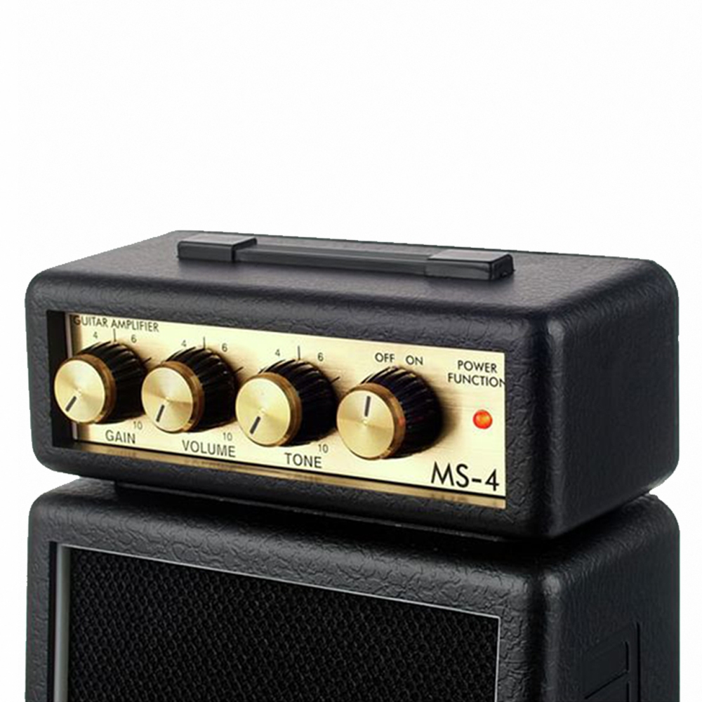 Marshall MS-4 Micro Stack 2瓦 攜帶型 雙層迷你電吉他音箱 黑色【敦煌樂器】, , large