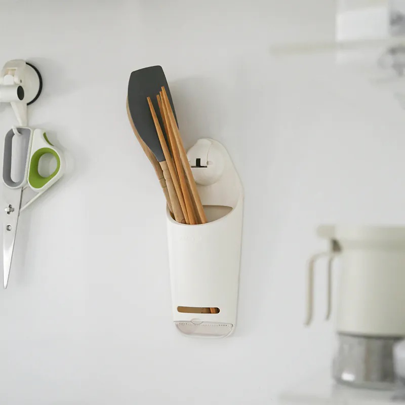 [FECA] S15 餐具收納吸盤盒-白, , large