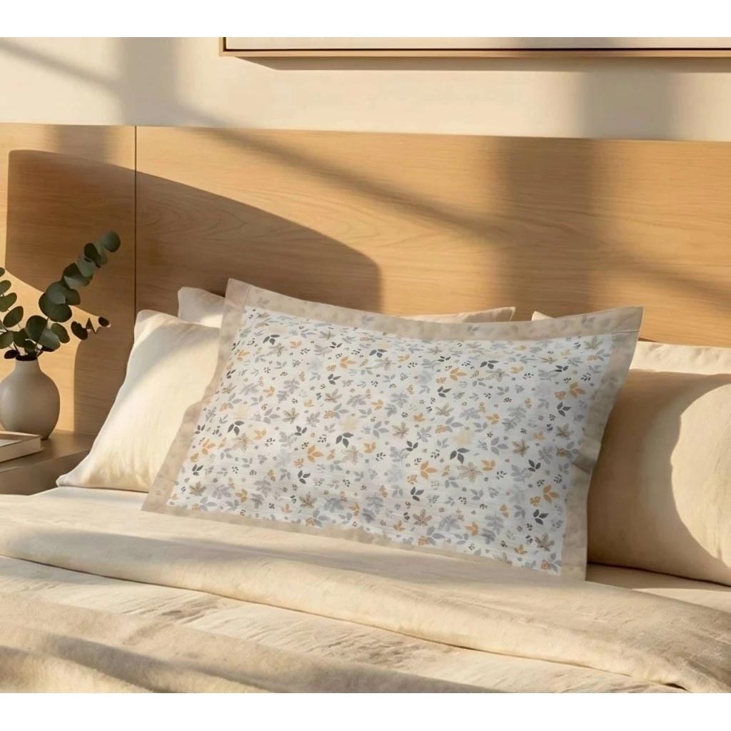 凱美棉業 高品質四層棉麻枕頭巾／枕巾, , large