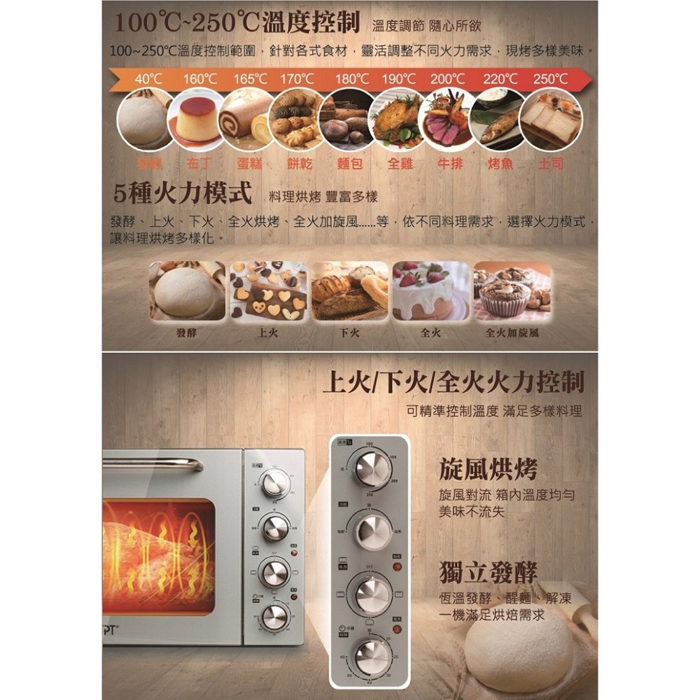 SPT 46L Double-Layer Mirror Oven SO-9646EC, , large