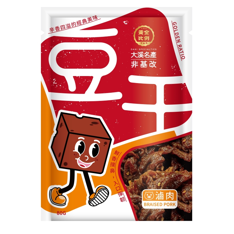 黃金比例古早味非基改豆干(滷肉), , large