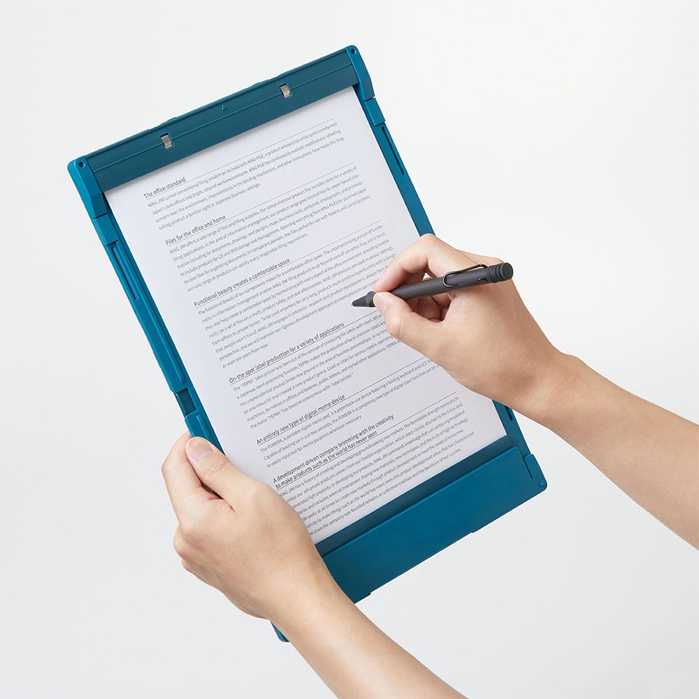 *需預訂【KING JIM】COMPACK BOARD 5785可折疊多功能板夾(多色)白, , large