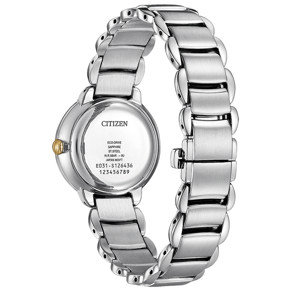 CITIZEN 星辰 聖誕節推薦錶 L系列 光動能大三針女錶 EM0927-87Y, , large