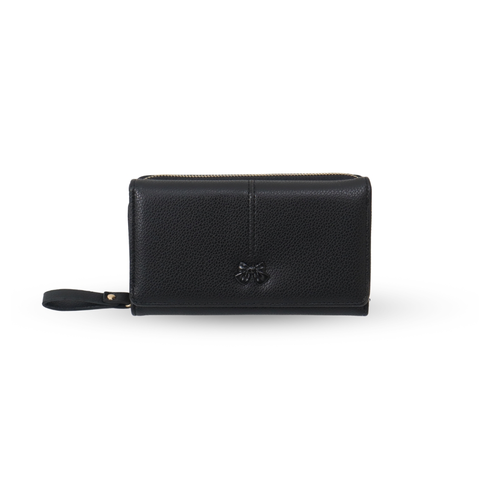 Ribbon&eacute; 柔霧翻蓋零錢長夾  女夾 人氣女用皮夾 情人節禮物, , large