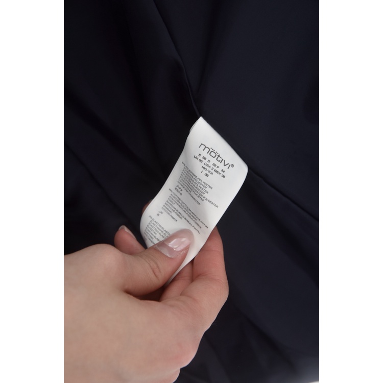 (S) motivi質感棉質風衣藍色外套二手衣, , large