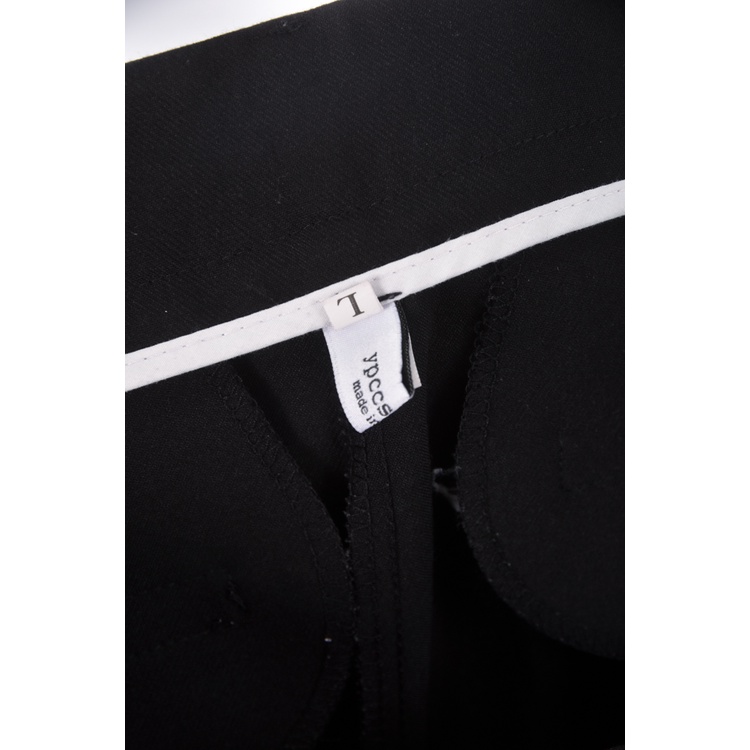 (XL) ypccstudio韓牌高腰寬版黑色長褲二手衣, , large