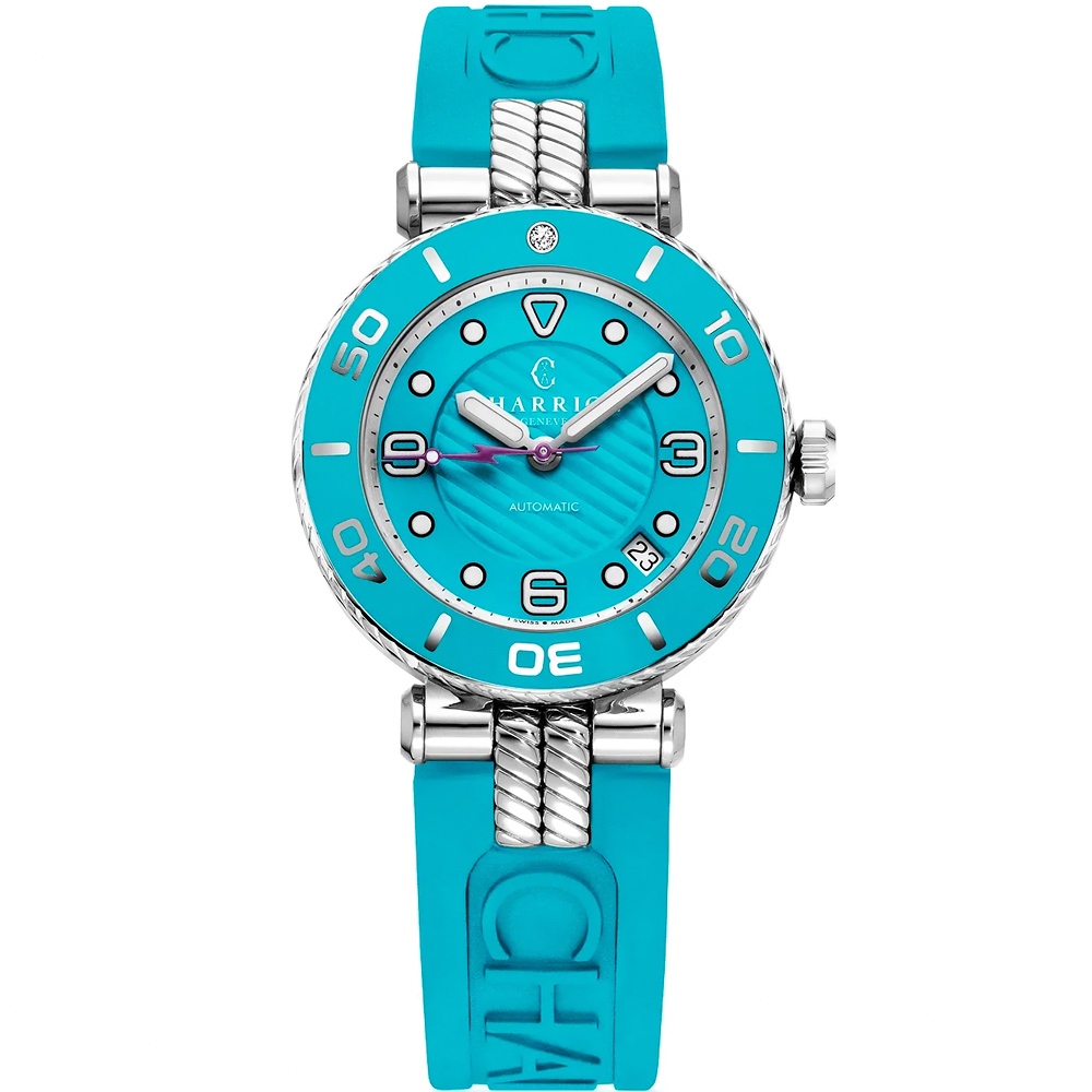 CHARRIOL 夏利豪 St-Tropez系列 運動風現代機械錶-36mm SF36ATS.147.002, , large