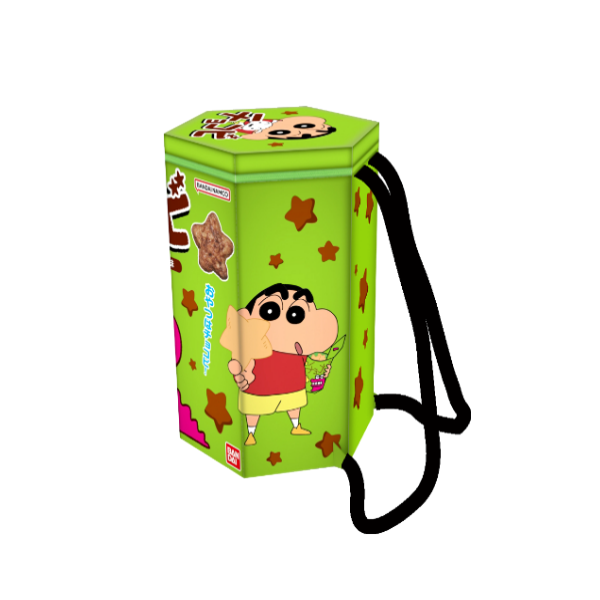 蠟筆小新巧克比可可風味餅乾造型背包組, , large