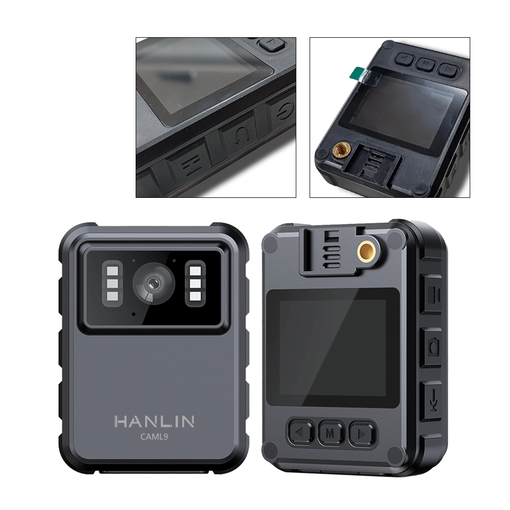 [HANLIN]-CAML9 高畫質 2K 隨身 執法儀 蒐證 密錄器 P65 防水 警用 外送 攝錄影機 密錄器 運動 攝影機 便攜式 隨身記錄器, , large