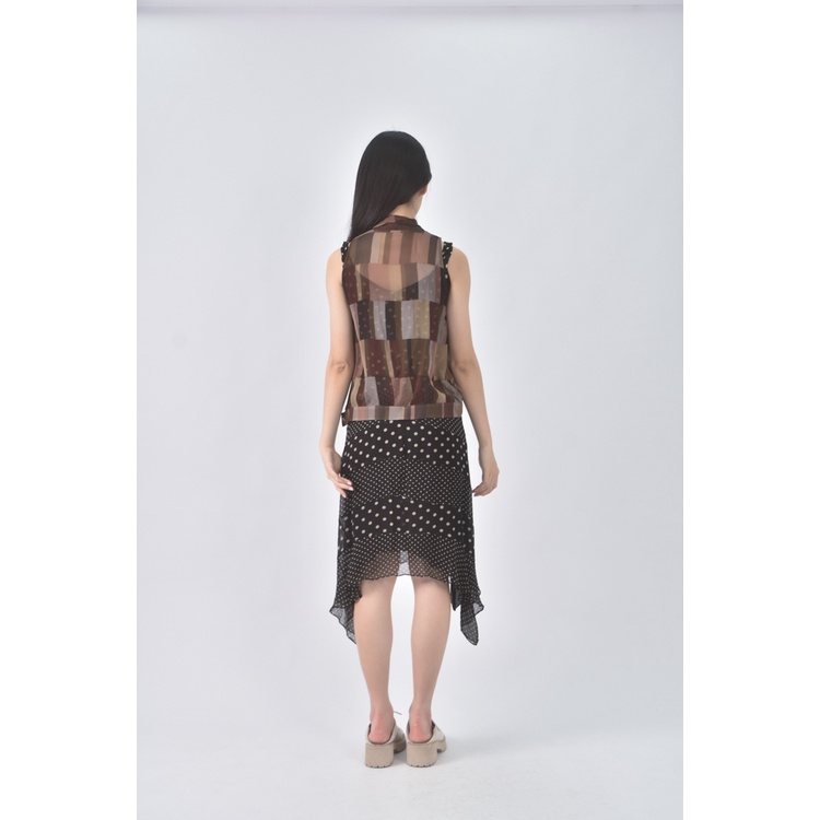 (S) jessica質感兩件式黑色洋裝二手衣, , large