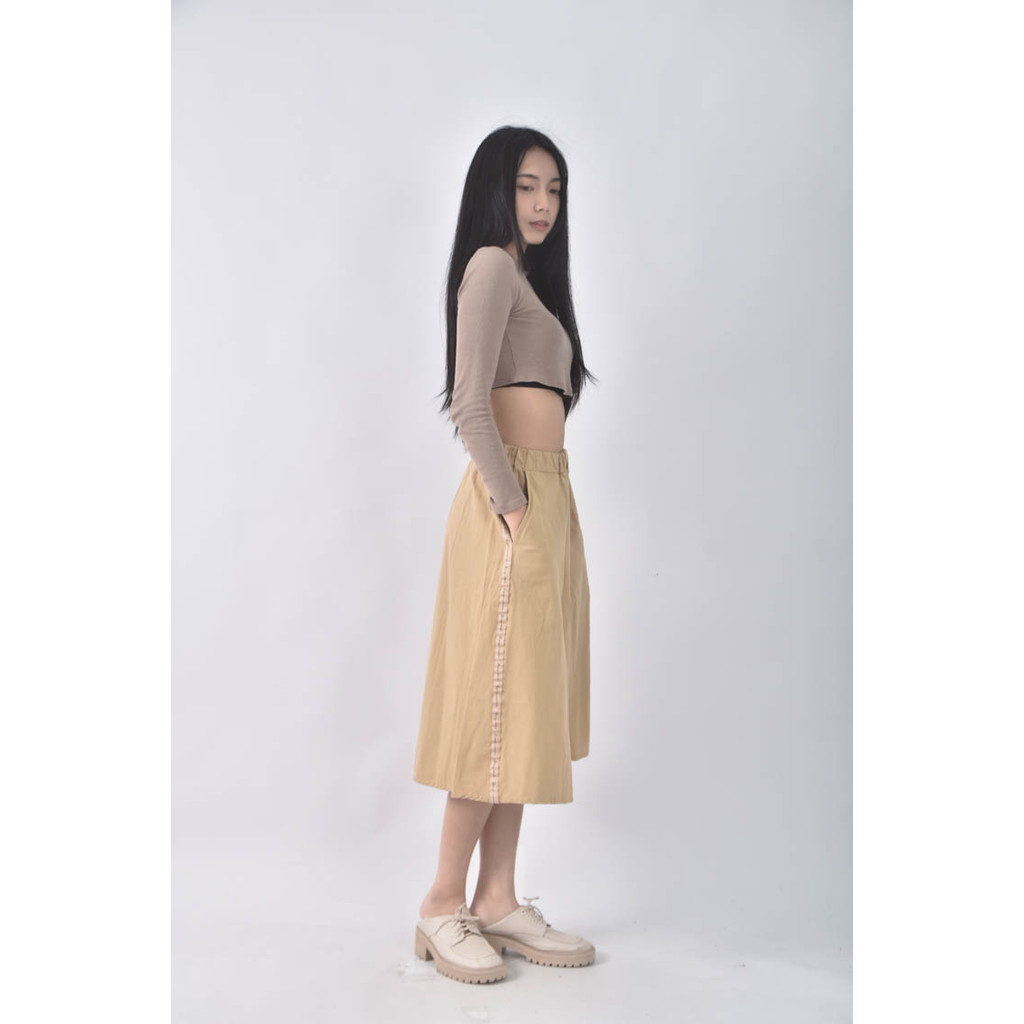 (L) repipi armario棉質純棉杏色長裙二手衣, , large