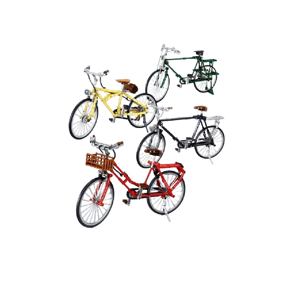  [Brick Republic]ZHEGAO ZG941001&ndash;04 Brick Bicycle &ndash; Set of 4 (Educational Building Blocks), , large