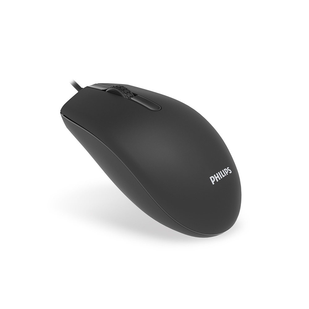 PHILIPS SPK7204 三鍵式有線滑鼠 高精度光學1200DPI輕便攜帶, , large