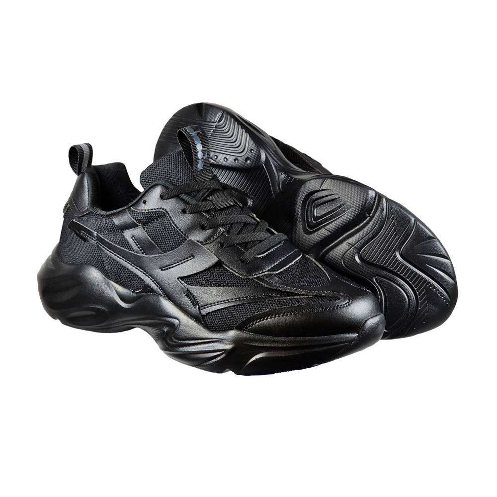 DIADORA迪亞多那 輕量時尚老爹鞋 男運動鞋 女運動鞋 男鞋 女鞋 休閒鞋 吸震 回彈 厚底 Q彈 乳膠鞋墊 黑 白, , large