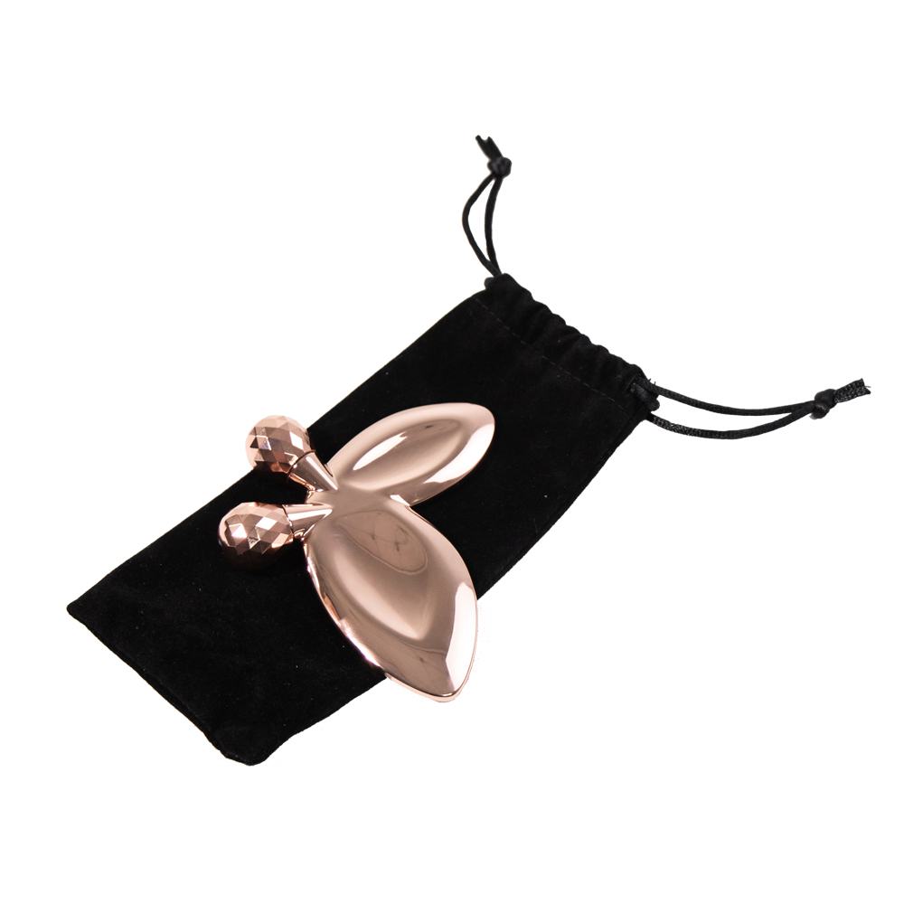 Butterfly-Shaped Facial Beauty Massager, , large