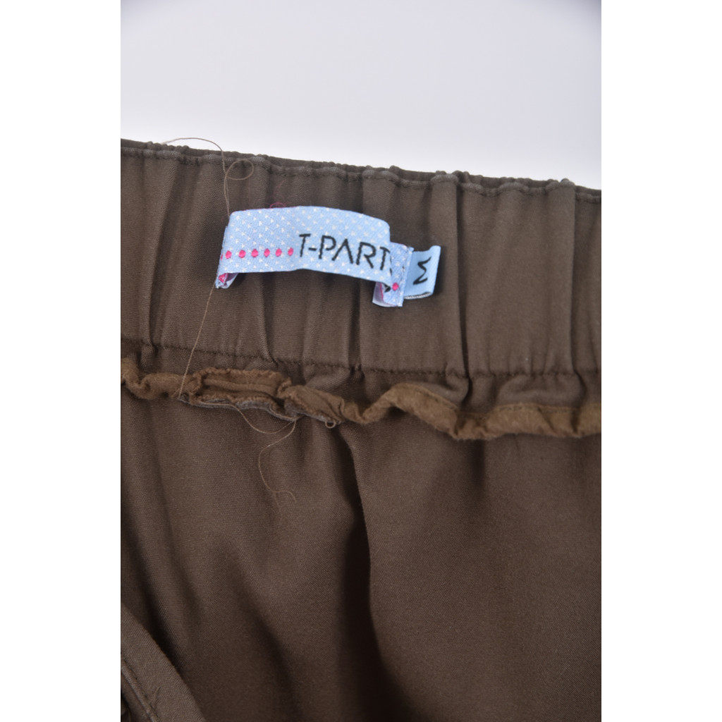 (L) t parts質感開岔工裝綠色長裙二手衣, , large