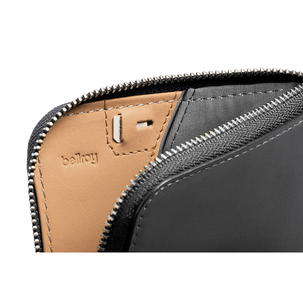 |快速出貨|Bellroy 小錢包 卡片收納包 拉鍊包 零錢包 優質環保皮革-外灰/內鈷藍, , large