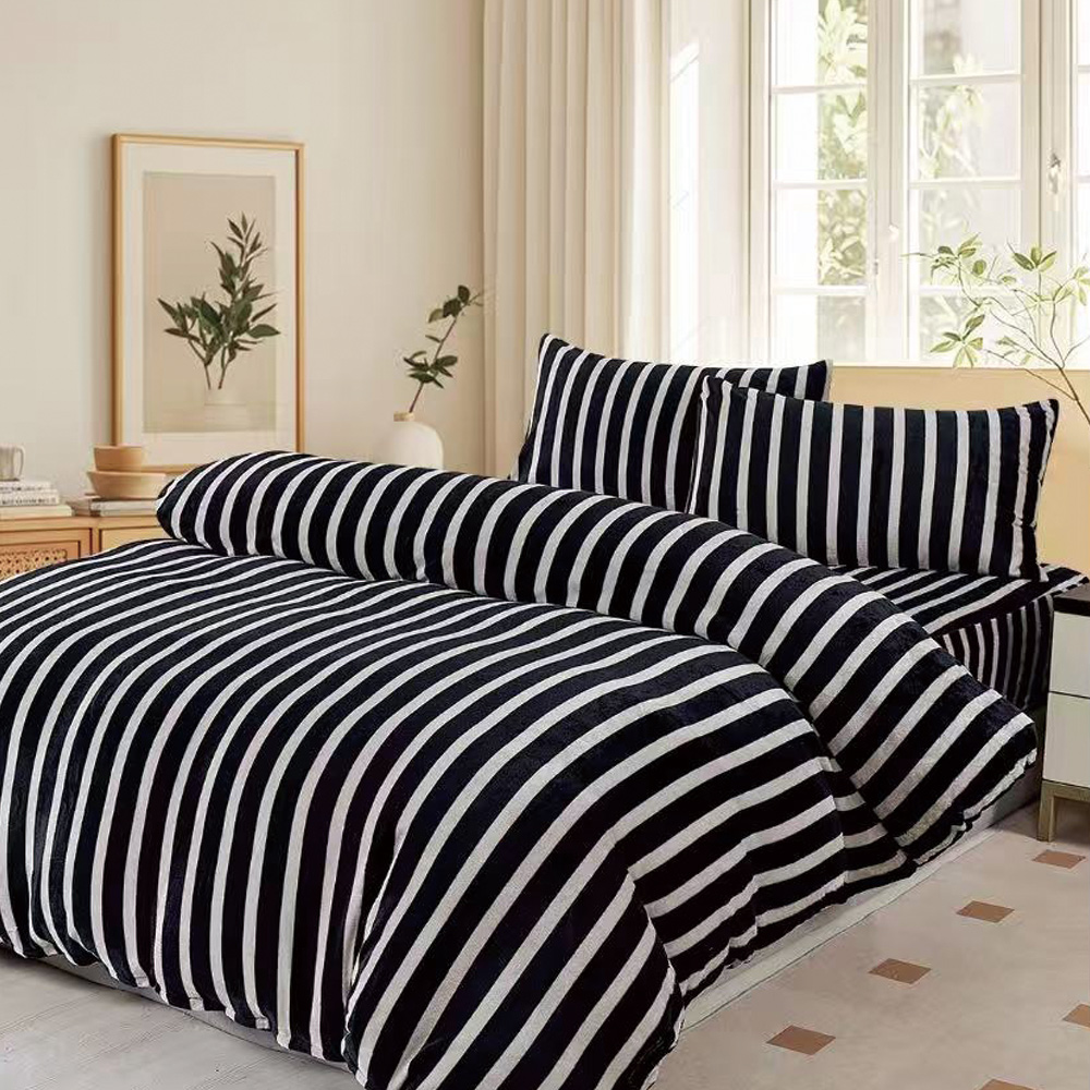 【Galatea葛拉蒂】法蘭絨冬季雙人特大床包四件組 菲斯, , large