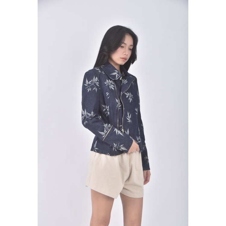 (S) pkgirl com丹寧牛仔質感棉質藍色外套二手衣, , large