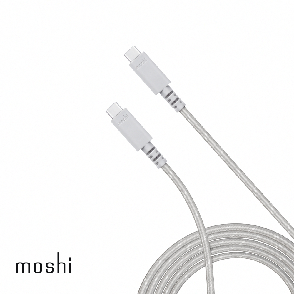 Moshi Integra USB-C to USB-C 240W/480Mbps 充電傳輸編織線 (3m), , large