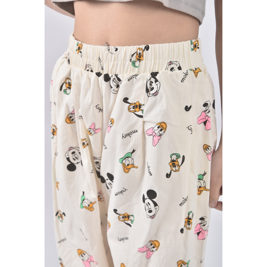 (XL) 高腰質感米奇杏色長褲二手衣, , large