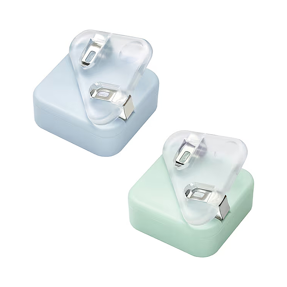 【龍品文創】SONIC SP-1667 書角夾附磁鐵2入-藍綠, , large