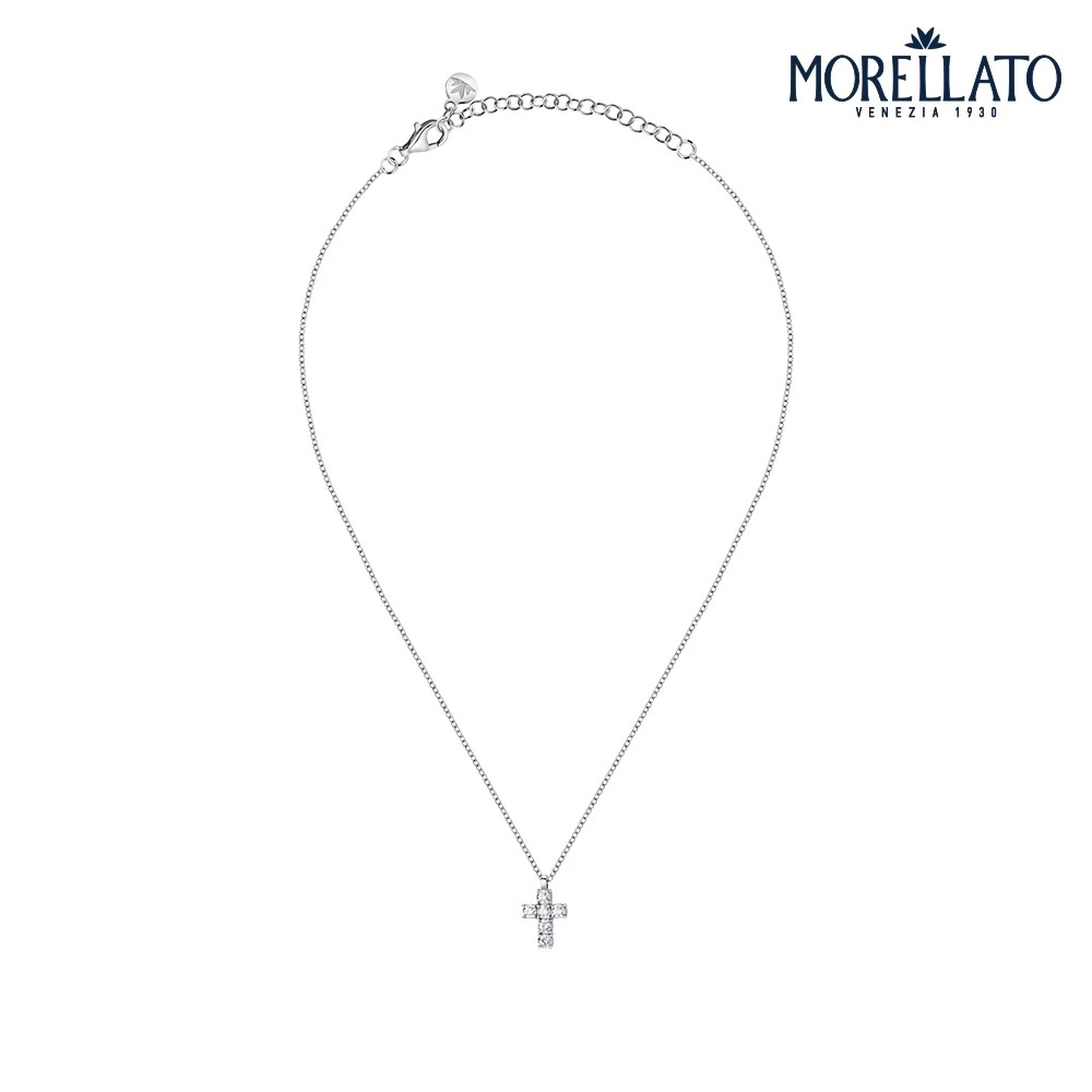 【MORELLATO】TESORI 925純銀典藏十字架項鍊 SAIW118, , large