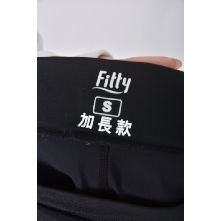(S) fitty運動質感瑜珈黑色長褲二手衣, , large