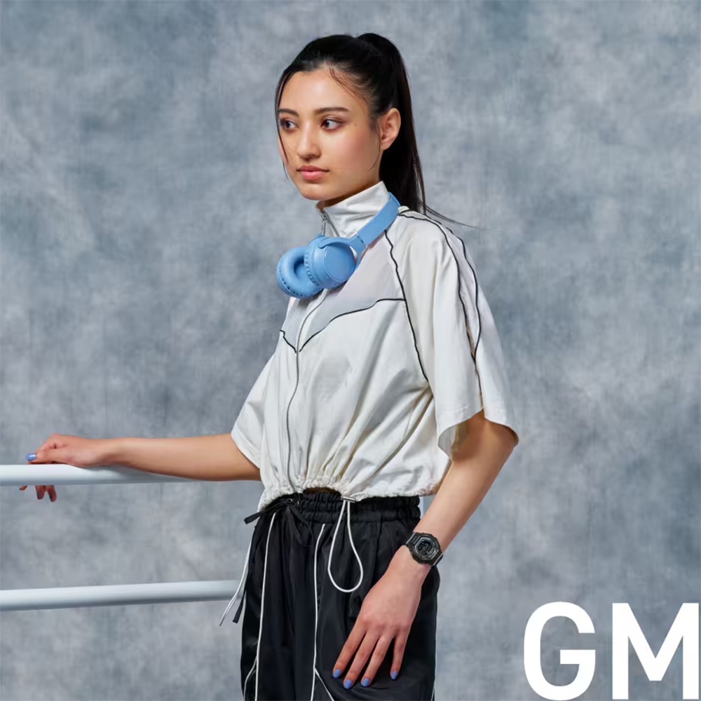 CASIO 卡西歐 G-SHOCK 計步藍芽手錶 柔和色調女錶 GMD-B300-1, , large
