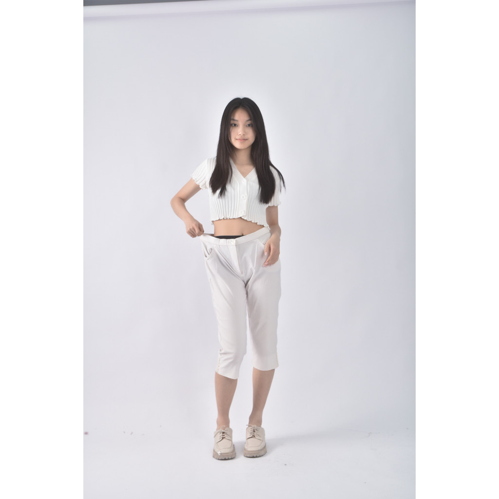 (XL) 寬版杏色長褲二手衣, , large