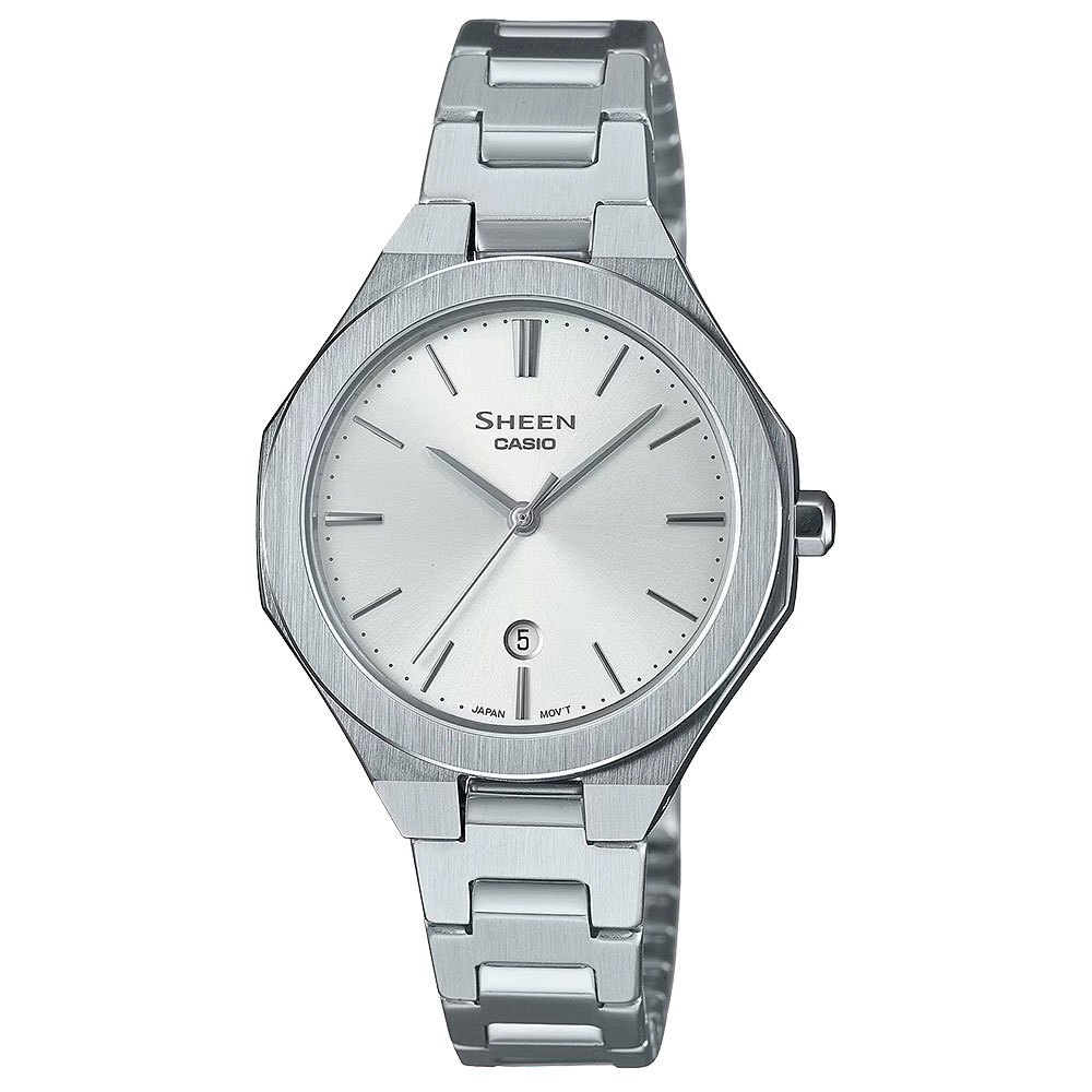 CASIO 卡西歐 SHEEN 現代極簡八角女錶 SHE-4563D-7A