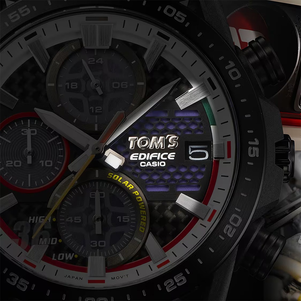CASIO 卡西歐 EDIFICE TOM&rsquo;S 50 周年紀念版聯名太陽能手錶 EFS-S641TMS-1A, , large