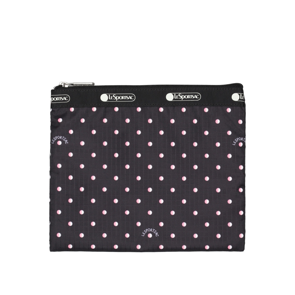Lesportsac Deluxe Everyday Bag 經典斜背包 送禮-粉色點滴, , large