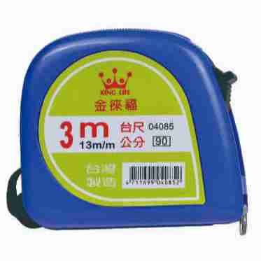 徠福 彩色鋼捲尺(3m/13mm台尺公分)NO.4085, , large