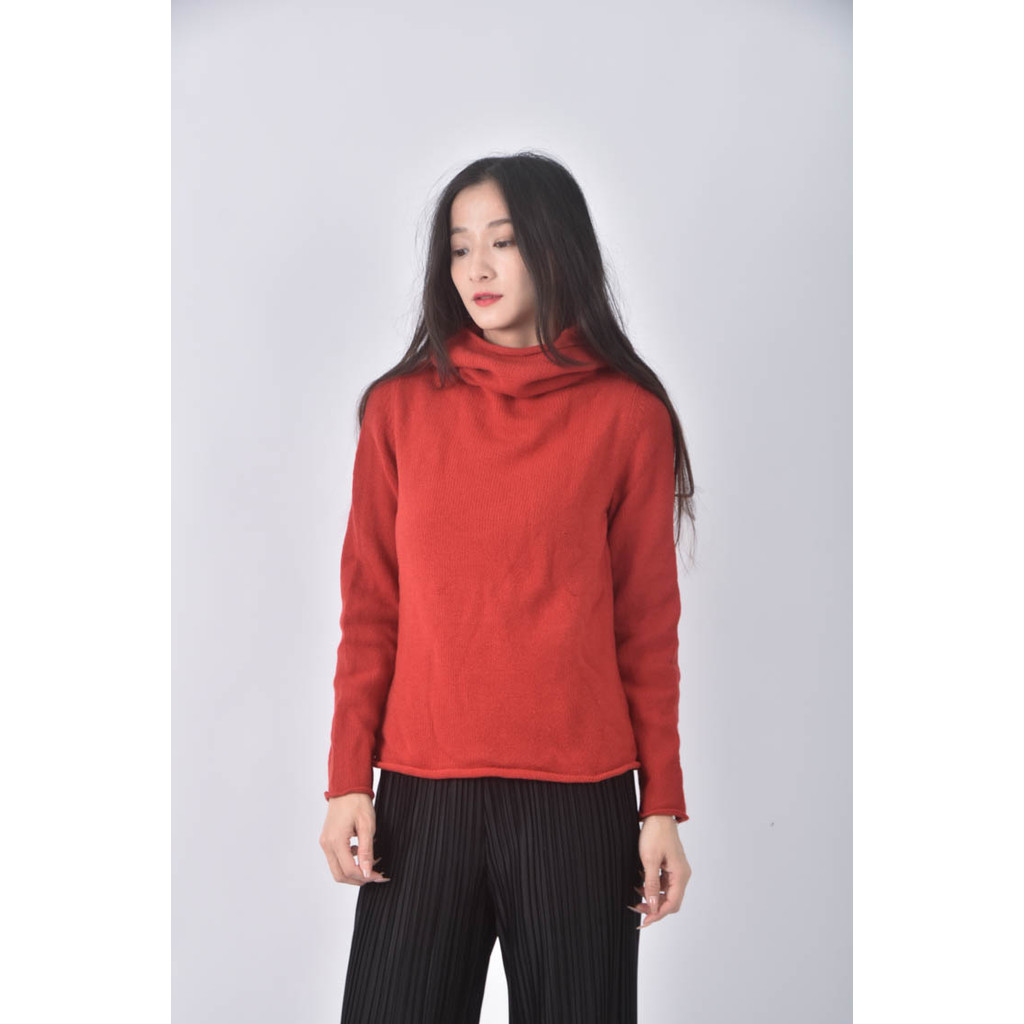 (S) 連帽紅色長袖上衣二手衣, , large