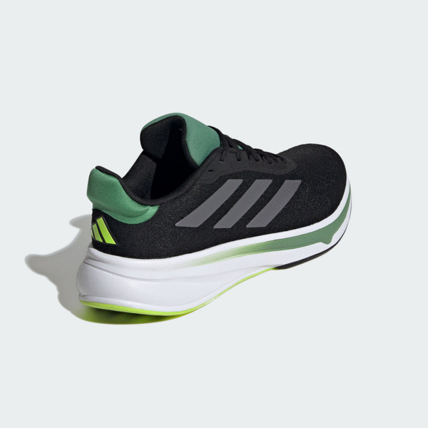 Adidas Response Super M 男 慢跑鞋 運動 跑鞋 緩衝 彈力 黑 綠 [JI4318], , large